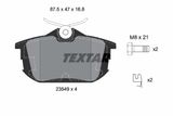 TEXTAR Комплект тормозов, дисковый тормозной механизм 2354901-0830-00