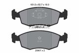 TEXTAR Комплект тормозных колодок, дисковый тормоз 2355202
