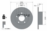 TEXTAR Комплект тормозов, дисковый тормозной механизм 2355401-0908-00