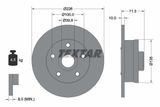 TEXTAR Комплект тормозов, дисковый тормозной механизм 2355401-1538-00