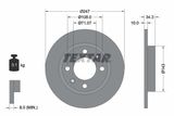 TEXTAR Комплект тормозов, дисковый тормозной механизм 2355402-0482-00