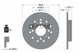TEXTAR Комплект тормозов, дисковый тормозной механизм 2355402-3258-00