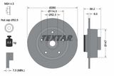 TEXTAR Комплект тормозов, дисковый тормозной механизм 2355406-1959-00