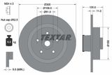 TEXTAR Комплект тормозов, дисковый тормозной механизм 2355406-2529-00