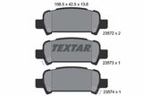 TEXTAR Комплект тормозов, дисковый тормозной механизм 2357202-0820-00