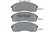 TEXTAR Комплект тормозных колодок, дисковый тормоз 2364901