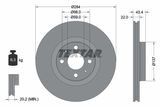 TEXTAR Bromssats, skivbroms 2370802-0535-00