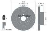 TEXTAR Комплект тормозов, дисковый тормозной механизм 2374502-0993-00