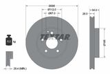TEXTAR Комплект тормозов, дисковый тормозной механизм 2374502-1152-01