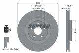 TEXTAR Комплект тормозов, дисковый тормозной механизм 2374502-1198-00