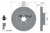 TEXTAR Комплект тормозов, дисковый тормозной механизм 2374502-1199-00