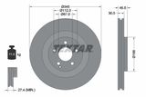 TEXTAR Комплект тормозов, дисковый тормозной механизм 2374502-1236-00