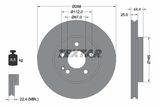TEXTAR Комплект тормозов, дисковый тормозной механизм 2388101-1320-00
