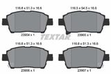 TEXTAR Комплект тормозов, дисковый тормозной механизм 2390401-1795-00