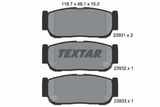 TEXTAR Комплект тормозных колодок, дисковый тормоз 2393101