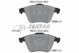 TEXTAR Piduriklotside komplekt, ketaspidur 2395001