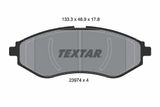 TEXTAR Комплект тормозных колодок, дисковый тормоз 2397401
