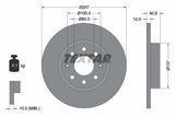 TEXTAR Bromssats, skivbroms 2398202-1646-00