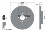 TEXTAR Комплект тормозов, дисковый тормозной механизм 2398401-1835-01