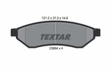TEXTAR Комплект тормозных колодок, дисковый тормоз 2399401