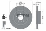 TEXTAR Комплект тормозов, дисковый тормозной механизм 2425301-1636-00