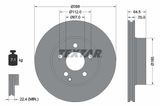 TEXTAR Комплект тормозов, дисковый тормозной механизм 2430602-1596-00