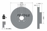 TEXTAR Комплект тормозов, дисковый тормозной механизм 2431001-1635-00