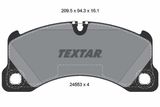 TEXTAR Комплект тормозных колодок, дисковый тормоз 2455301