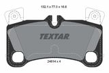 TEXTAR Комплект тормозных колодок, дисковый тормоз 2461401