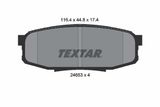 TEXTAR Bremžu uzliku kompl., Disku bremzes 2465301