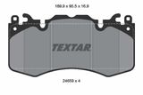 TEXTAR Bremžu uzliku kompl., Disku bremzes 2465901