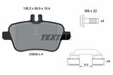TEXTAR Комплект тормозов, дисковый тормозной механизм 2484805-2869-00