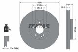 TEXTAR Комплект тормозов, дисковый тормозной механизм 2486901-2580-00