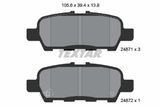 TEXTAR Комплект тормозов, дисковый тормозной механизм 2487101-2222-00