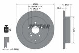 TEXTAR Комплект тормозов, дисковый тормозной механизм 2487101-2222-00