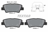 TEXTAR Комплект тормозов, дисковый тормозной механизм 2493401-2408-00