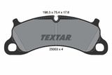 TEXTAR Комплект тормозных колодок, дисковый тормоз 2500301