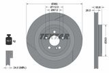 TEXTAR Комплект тормозов, дисковый тормозной механизм 2516302-3198-00