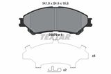 TEXTAR Комплект тормозных колодок, дисковый тормоз 2597901