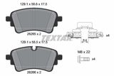 TEXTAR Комплект тормозных колодок, дисковый тормоз 2626503