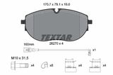 TEXTAR Комплект тормозных колодок, дисковый тормоз 2627001
