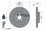 TEXTAR Комплект тормозов, дисковый тормозной механизм 2658101-3312-00