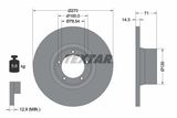 TEXTAR Тормозной диск 92014900