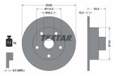TEXTAR Тормозной диск 92072103