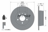 TEXTAR Тормозной диск 92074503