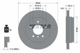 TEXTAR Тормозной диск 92141703