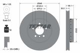 TEXTAR Тормозной диск 92265725