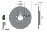 TEXTAR Тормозной диск 92293403