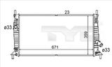 TYC Радиатор, охлаждение двигателя 710-0056-R