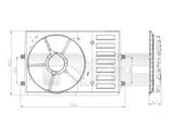 TYC Kinnitus, ventilaator 837-0035-1